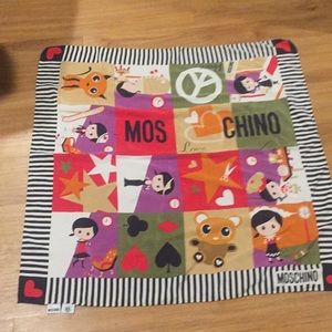 Moschino silk scarf measurement 33x33